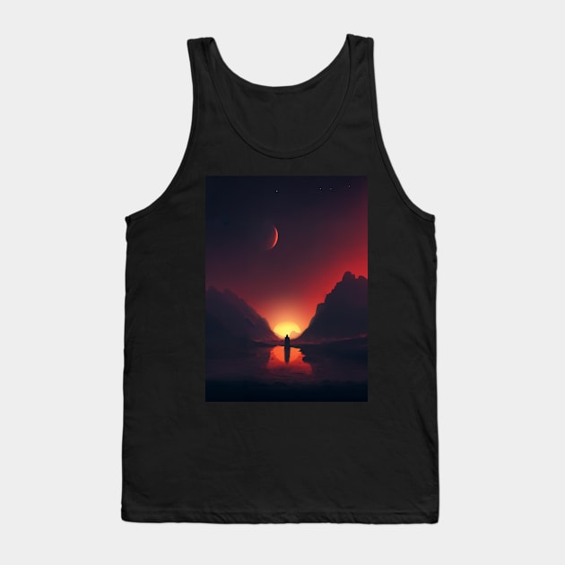 Lord of mustafar at Dusk Tank Top by POPITONTHEWALL